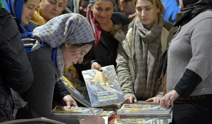 ჩეჩნების, ინგუშებისა და ქისტების ხელოვნების წიგნი&ndash;ალბომი ნონა ხანგოშვილისგან&nbsp;