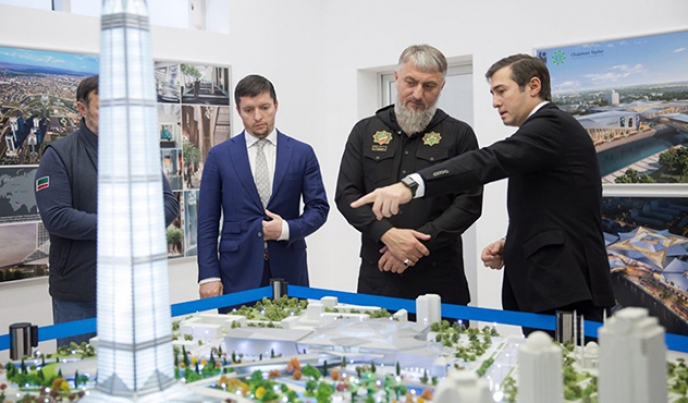 ჩეჩნეთში ცათამბჯენ &bdquo;ახმატ თაუერის&ldquo; მშენებლობა დაიწყო